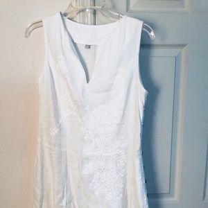 White Tunic Beach Coverup